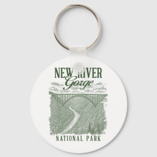 New River Gorge National Park Traveling Nature Exp Keychain