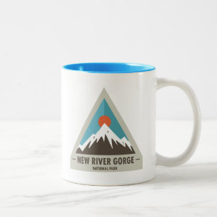 New River Gorge National Park Two-Tone Coffee Mug