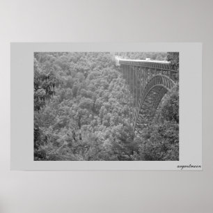 new river gorge poster