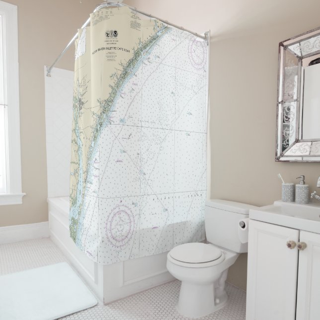 New River Inlet to Cape Fear Nautical Chart 11539 (In Situ)