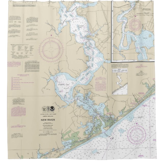 New River Nautical Chart 11542 (Front)