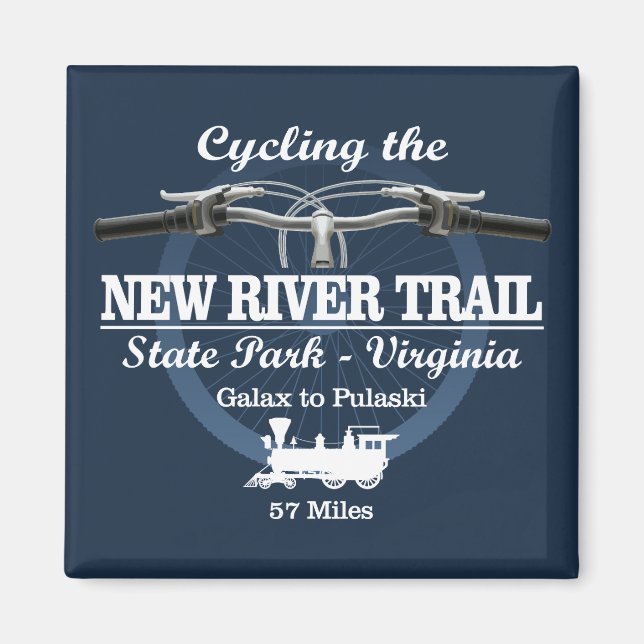 New River Trail SP (H2) Magnet (Front)