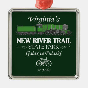 New River Trail SP (RT2) Metal Ornament