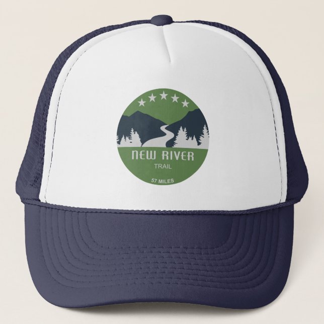 New River Trail Trucker Hat (Front)