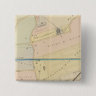 New Rochelle, NY 2 Inch Square Button