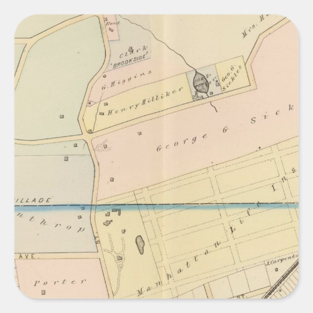 New Rochelle, NY 2 Square Sticker (Front)