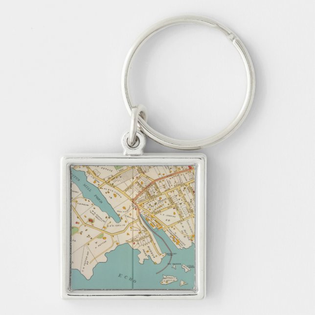 New Rochelle, NY Keychain (Front)