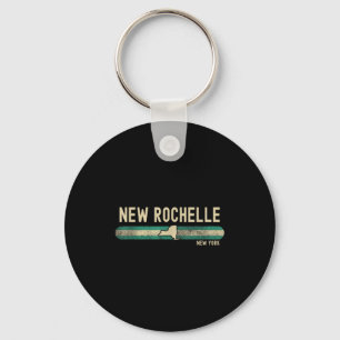 New Rochelle Ny _ New York _ Travel &amp; 80s Styl Keychain