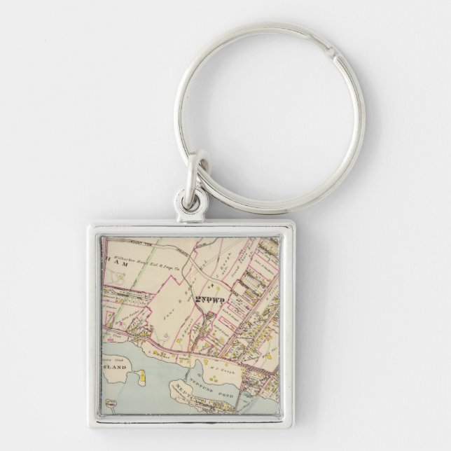 New Rochelle ward 2, New York Keychain (Front)