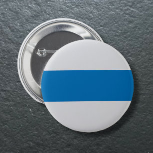 New Russian Anti-War Protest Flag 2022 White Blue 2 Inch Round Button