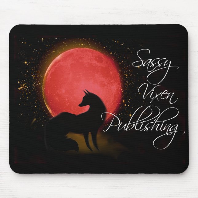 New Sassy Vixen Publishing Logo Mouse Pad (Front)