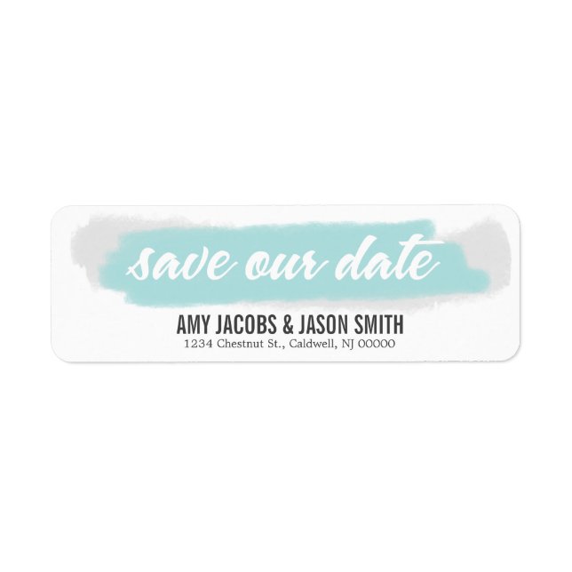 New Save the Date Return Address Labels (Front)