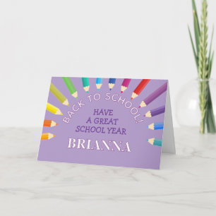 New School Year Greeting card
