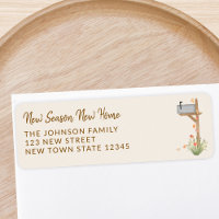 New Season New Home Fall Moving Return Address 