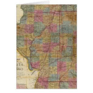 New sectional map of the state of Illinois 2