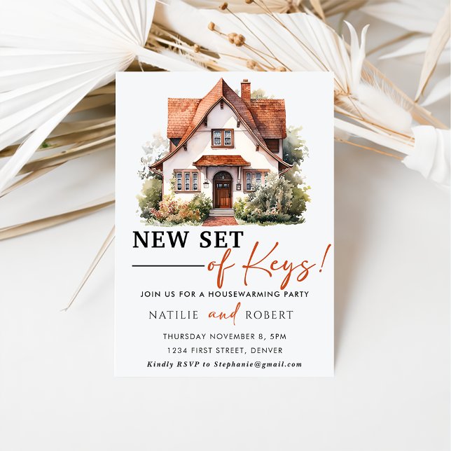 New Set Of Keys Housewarming Party Invitation (Creator Uploaded)