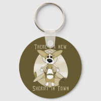 New Sheriff in Town Keychain