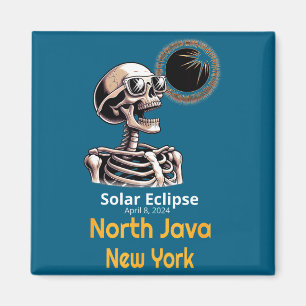 New Shirt Skeleton Solar Eclipse North Java Magnet