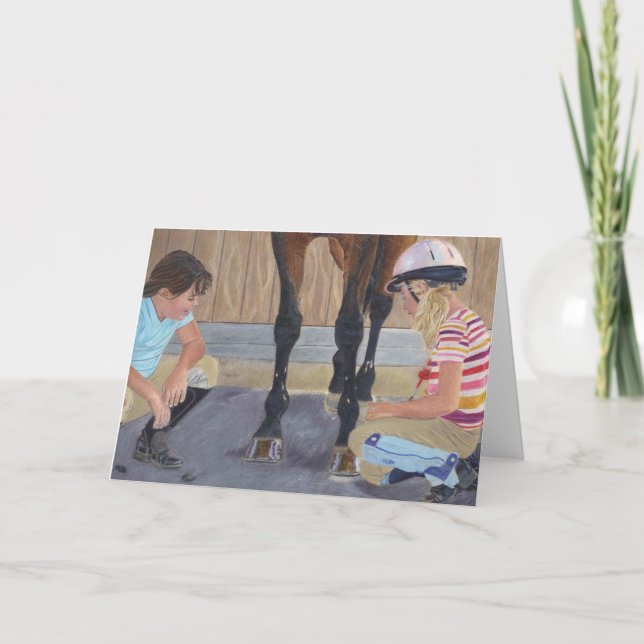 New Shoe Review Greeting Cards (Front)