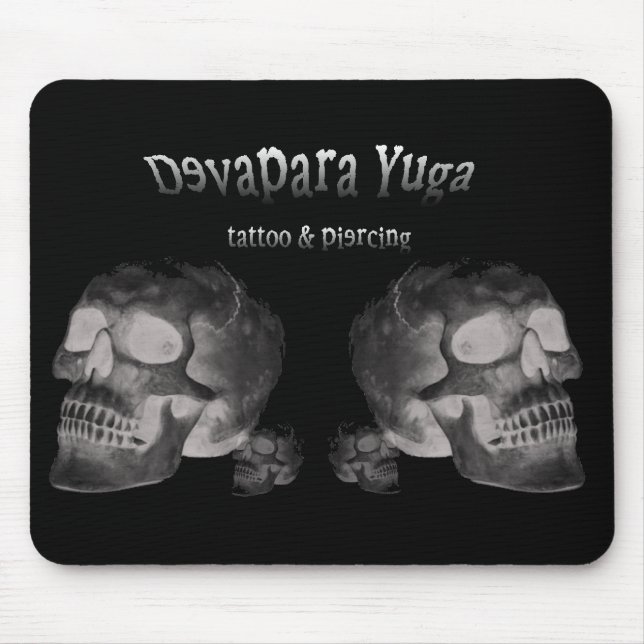 new skull2 mouse pad (Front)