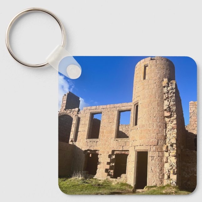New Slains Castle, Cruden Bay - A Keychain (Front)