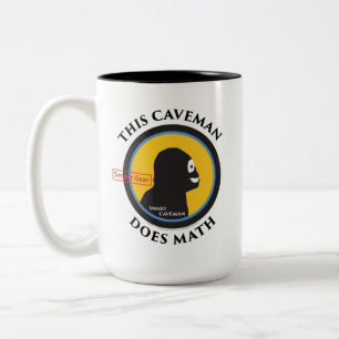 New Smart Gear Caveman Does Math Mug