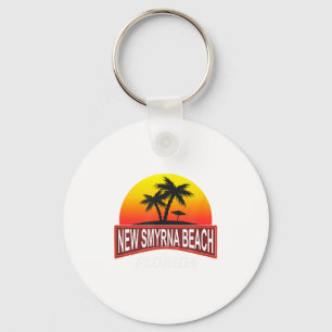 New Smyrna Beach Florida - Beach Vacation - Keychain