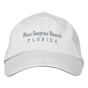 New Smyrna Beach Florida Embroidered Baseball Hat