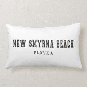 New Smyrna Beach Florida Lumbar Pillow