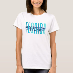 New Smyrna Beach Florida (Ocean Wave) T-Shirt