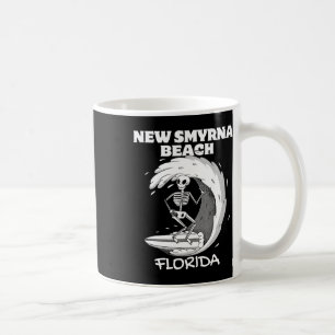 New Smyrna Beach Florida Surf Vintage Retro Surfin Coffee Mug
