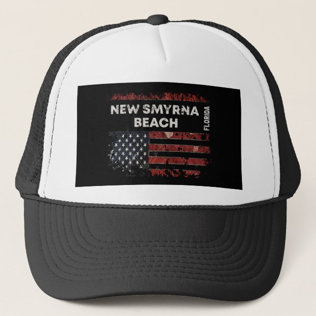 New Smyrna Beach Florida Trucker Hat (Front)