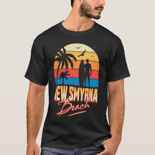 New Smyrna Florida Beach Surfing Surfer Ocean Summ T-Shirt