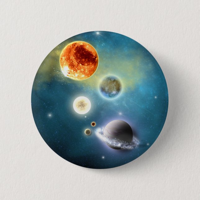 New solar system Button (Front)