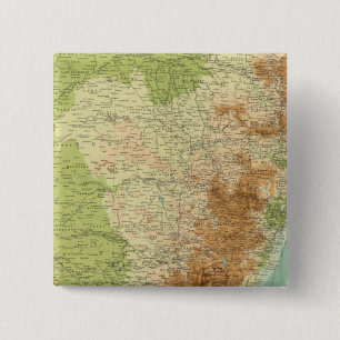 New South Wales 2 Inch Square Button