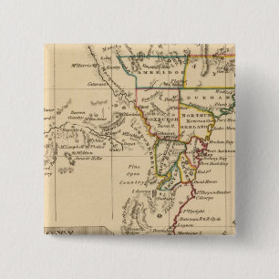 New South Wales 2 Inch Square Button