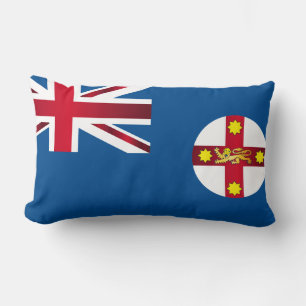 New South Wales flag Lumbar Pillow