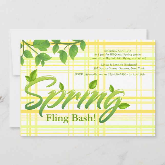 New Spring Invitation (Front)