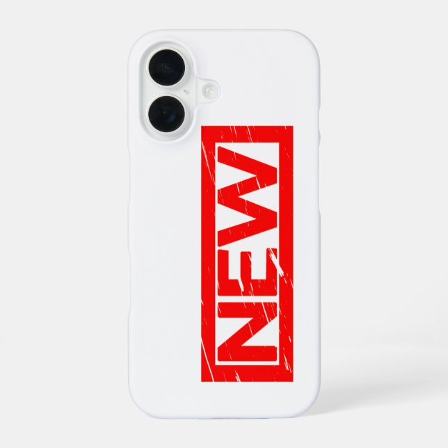 New Stamp iPhone 16 Case (Back)