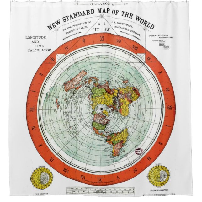 New standard map of the world (Front)