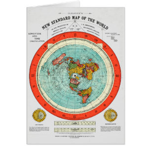New Standard Map of the World Flat Earth Earther