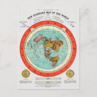 New Standard Map of the World Flat Earth Earther
