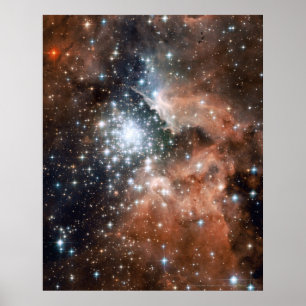 New Stars in NGC 3603 16x20 (16x20) Poster