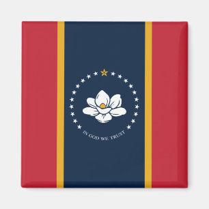 New State Flag of Mississipi Magnet