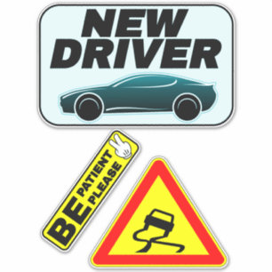 New Student Signs - Please Be Patient New Driver