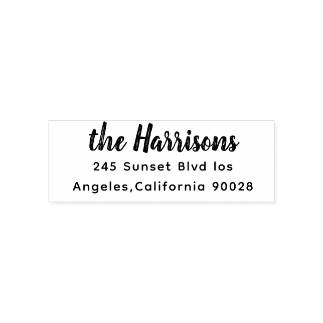 NEW Stylish Script Return Address  Self-inking Sta Stamp (Design)