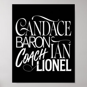 NEW Team Candace Baron Coleman Ian Coach GO MAX Poster