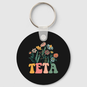 New Teta Wildflower First Birthday &amp; Baby Show Keychain