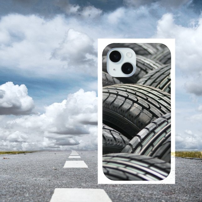 New Tires Arranged in Rows Case-Mate iPhone Case (Creator Uploaded)
