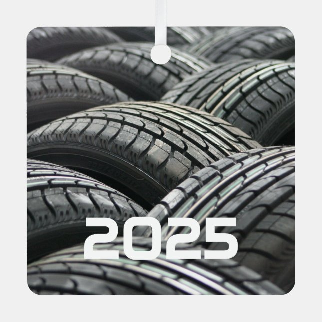 New Tires Ornament (Front)